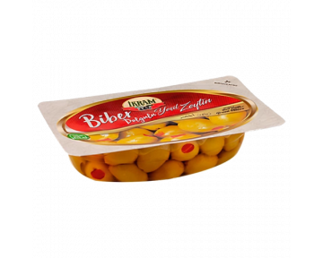 Оливки фаршированные перцем Ikram Турция 100 гр 5 шт